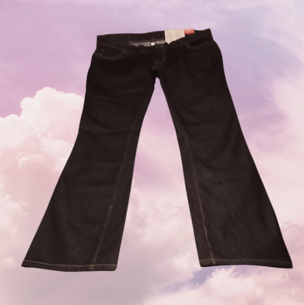 Bootcut Dark Jeans Patagonia Black Slim Fit Low Rise (32)